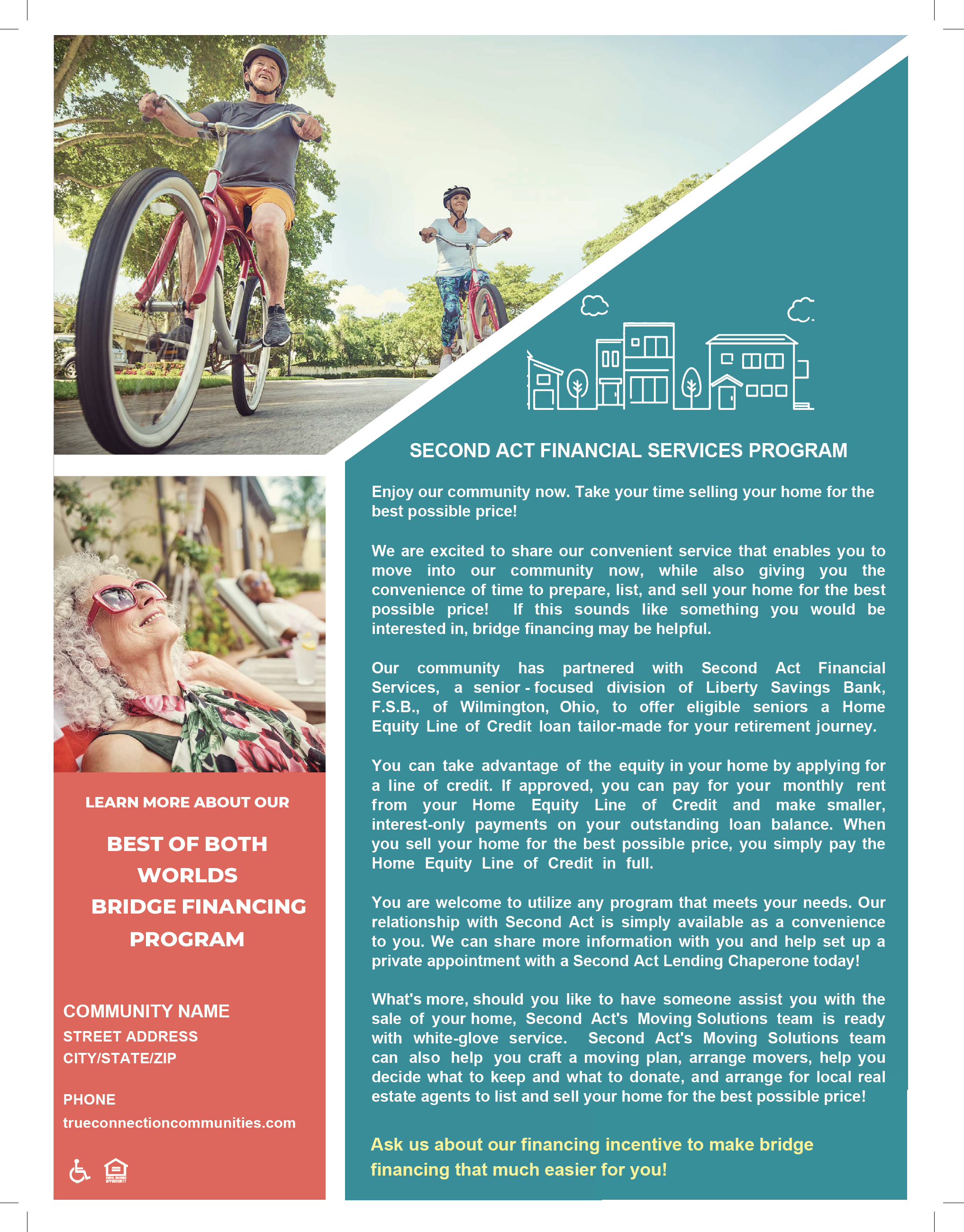 Example Life Plan Flyer